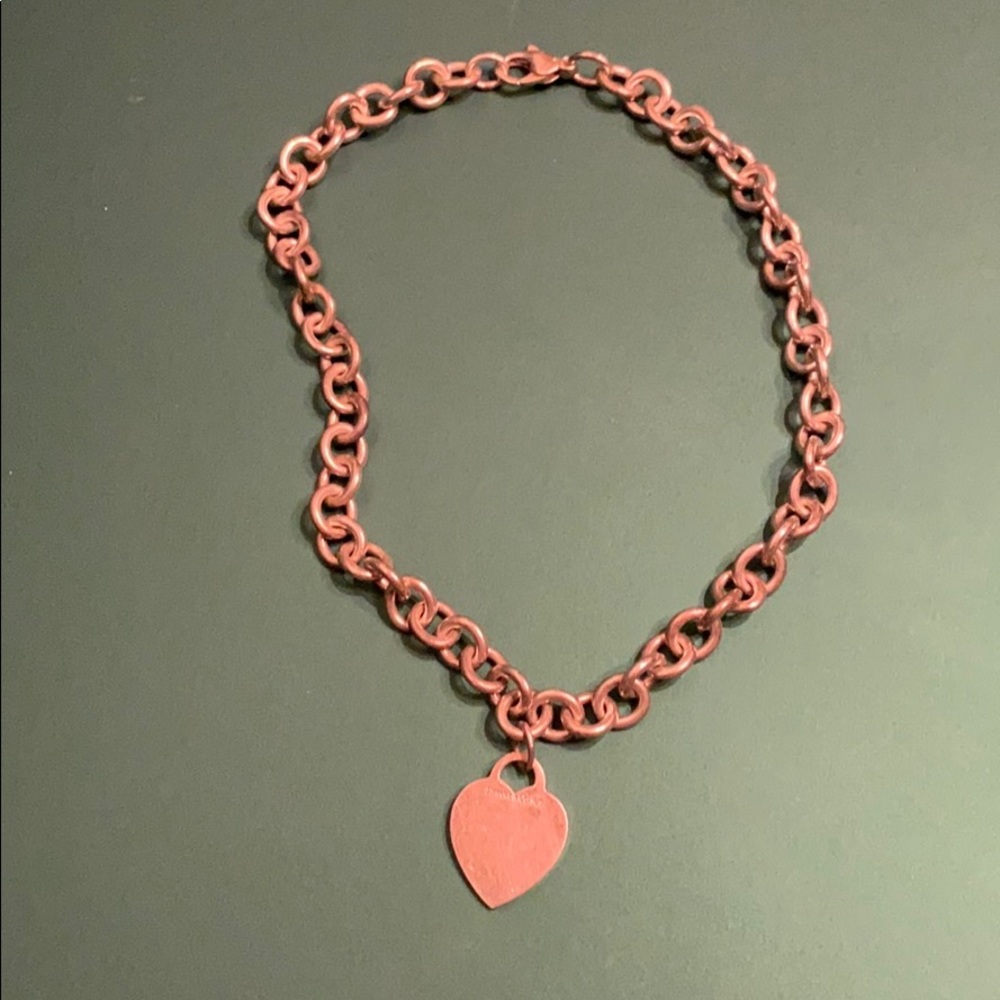 Tiffany and co silver necklace